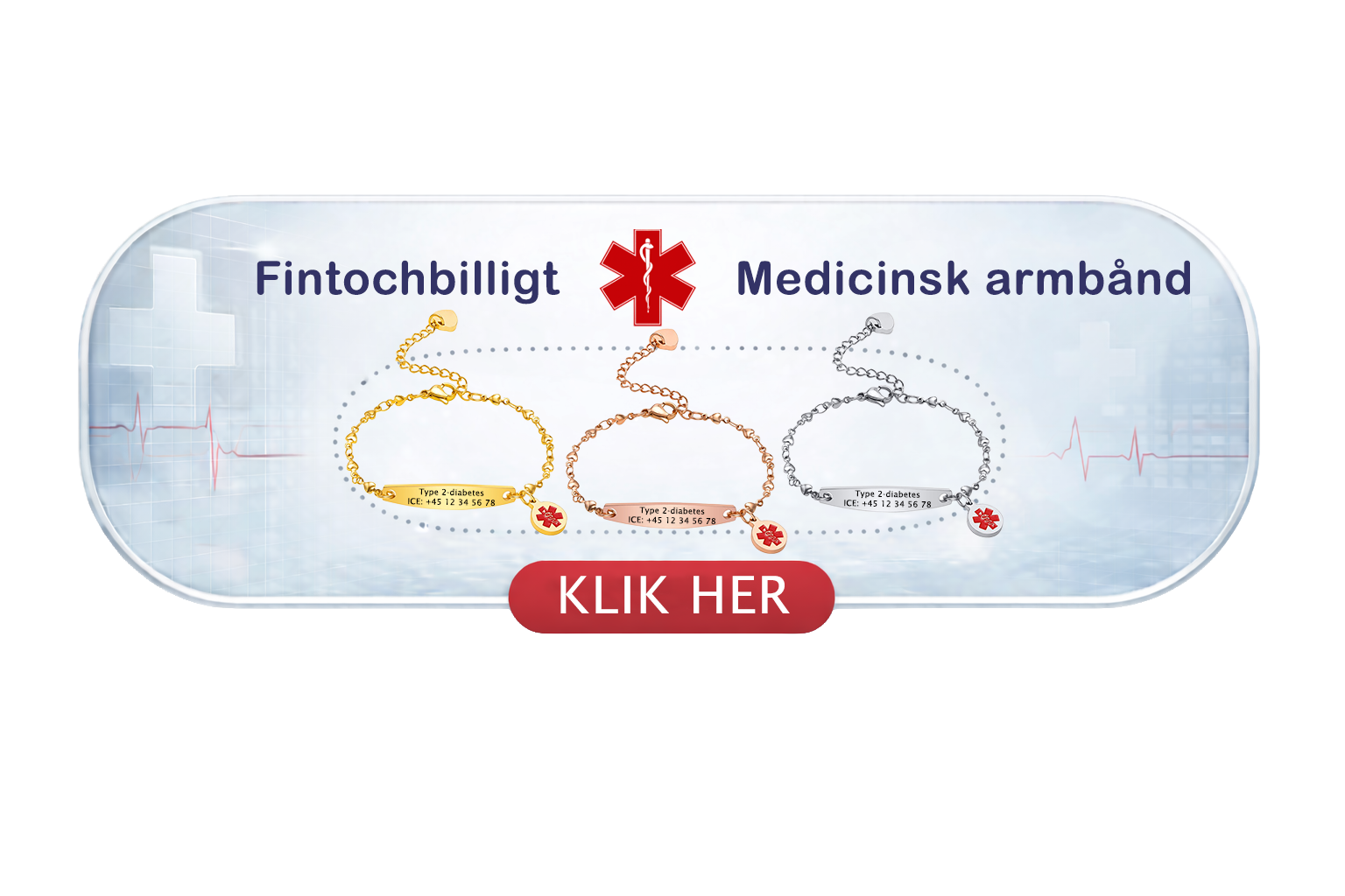 Fintochbilligt Medicinsk armbånd
